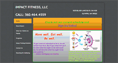 Desktop Screenshot of impactfitnessllc.com